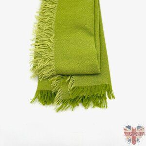 100% Cashmere Scarf - Lime 82" length